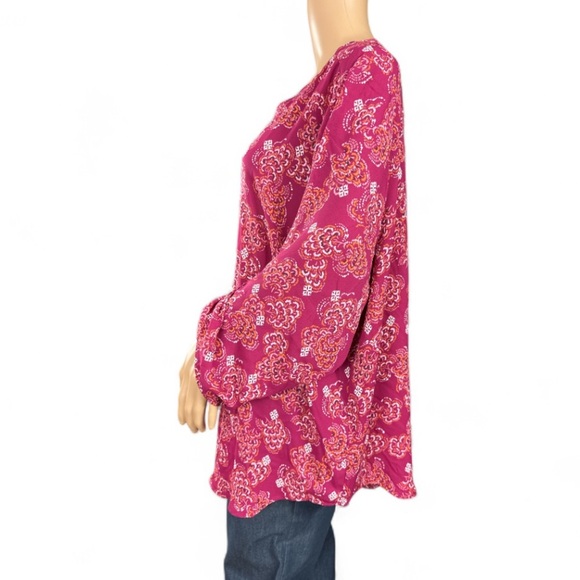 Maurices Floral Pink Women's Top Size 2X - Picture 2 of 6